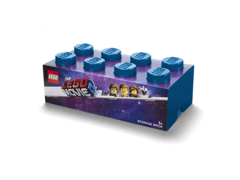 LEGO MOVIE 2 40041762 Pojemnik na klocki 4x2 niebieski