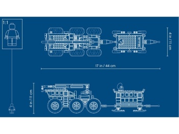 LEGO City 60195 Arktyczna baza mobilna