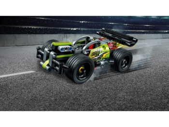 LEGO Technic 42072  Żółta wyścigówka