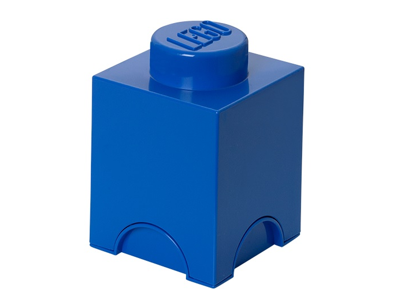 LEGO 40011731 Pojemnik na klocki 1x1 niebieski 
