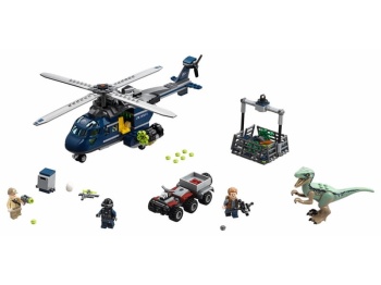 LEGO Jurassic World 75928 Pościg niebieskim helikopterem