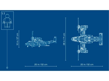 LEGO Technic 42113 Bell Boeing V-22 Osprey