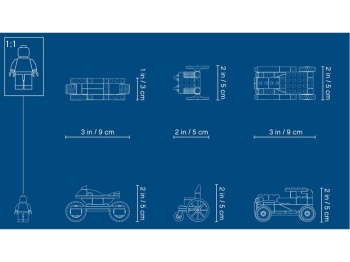 LEGO Classic 10715  Klocki na kółkach
