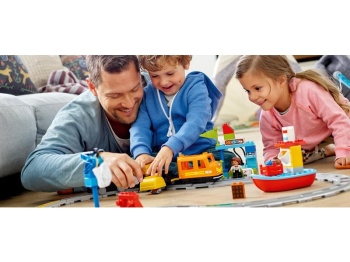 LEGO 10875 Pociąg towarowy