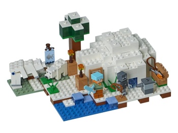 LEGO Minecraft 21142  Igloo niedźwiedzia polarnego