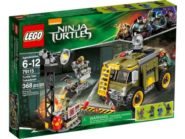 LEGO Teenage Mutant Ninja Turtles 79115 Destrukcja furgonetki żółwi