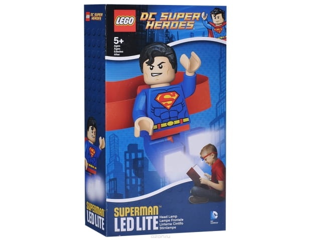 LEGO HE7 Super Heroes Latarka czołówka Superman
