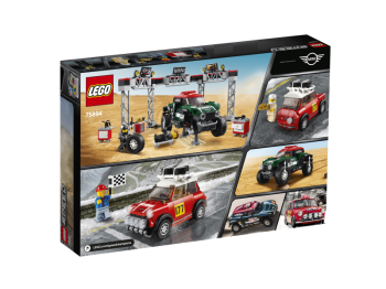 LEGO Speed Champions 75894 1967 Mini Cooper S Rally oraz 2018 MINI John Cooper Works Buggy