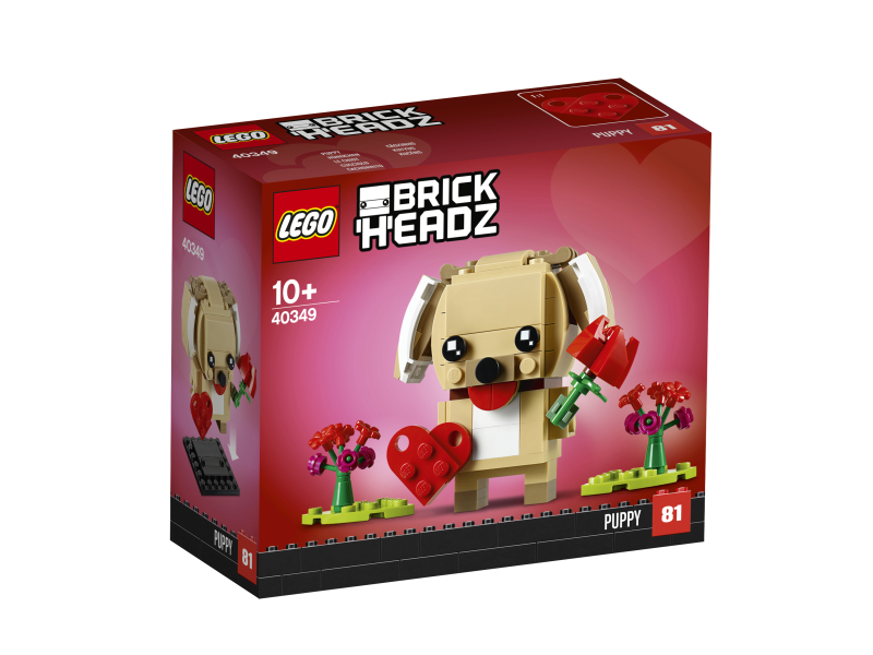 LEGO Brickheadz 40349 Walentynkowy szczeniaczek