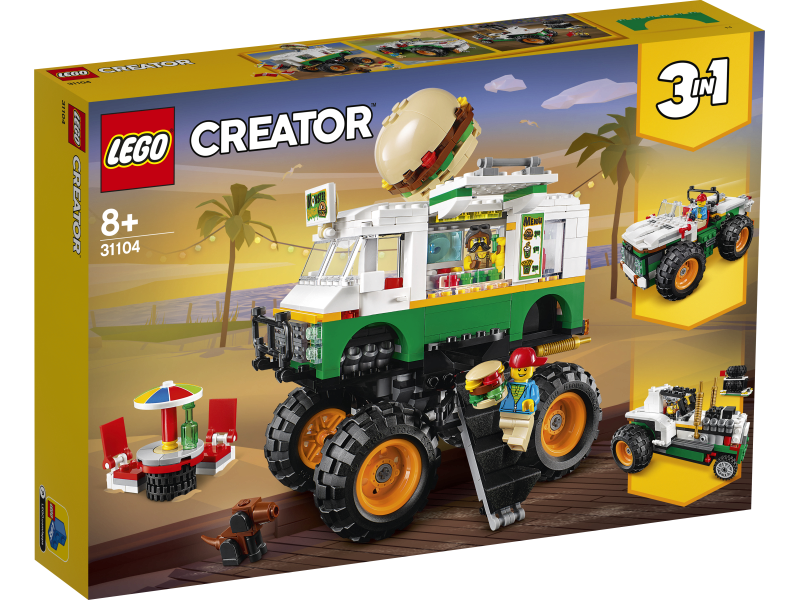 LEGO Creator 31104 Monster truck z burgerami