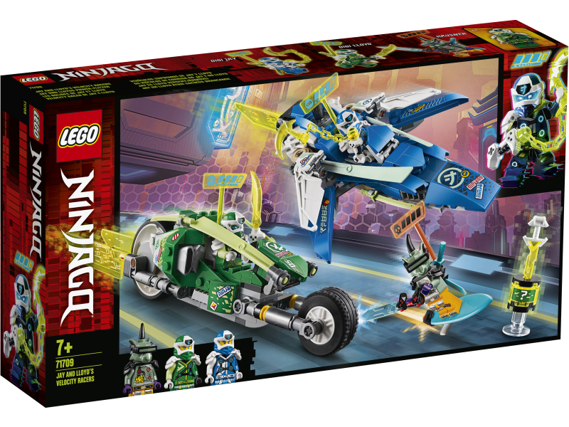 LEGO Ninjago 71709 Wyścigówki Jaya i Lloyda