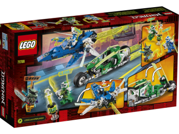 LEGO Ninjago 71709 Wyścigówki Jaya i Lloyda