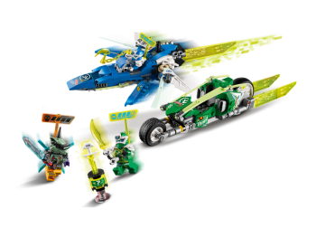 LEGO Ninjago 71709 Wyścigówki Jaya i Lloyda