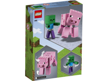 LEGO Minecraft 21157 BigFig - Świnka i mały zombie