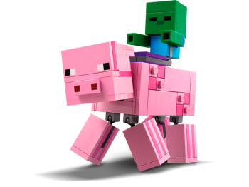 LEGO Minecraft 21157 BigFig - Świnka i mały zombie