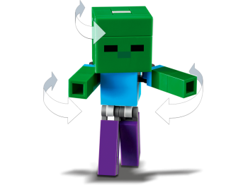 LEGO Minecraft 21157 BigFig - Świnka i mały zombie