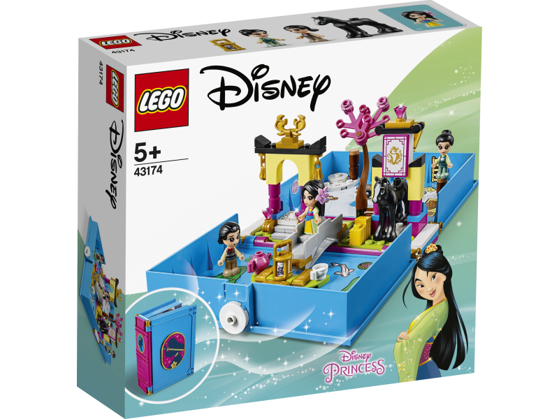 LEGO Disney Princess 43174 Książka z przygodami Mulan