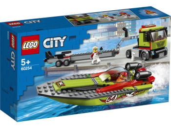 LEGO City 60254 Transporter łodzi wyścigowej