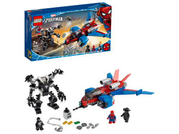 LEGO Super Heroes 76150 Pajęczy odrzutowiec kontra mech Venoma