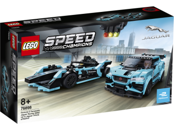 LEGO Speed Champions 76898 Formula E Panasonic Jaguar Racing GEN2 car i Jaguar I-PACE eTROPHY