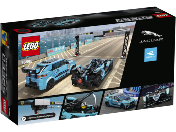 LEGO Speed Champions 76898 Formula E Panasonic Jaguar Racing GEN2 car i Jaguar I-PACE eTROPHY
