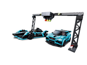 LEGO Speed Champions 76898 Formula E Panasonic Jaguar Racing GEN2 car i Jaguar I-PACE eTROPHY