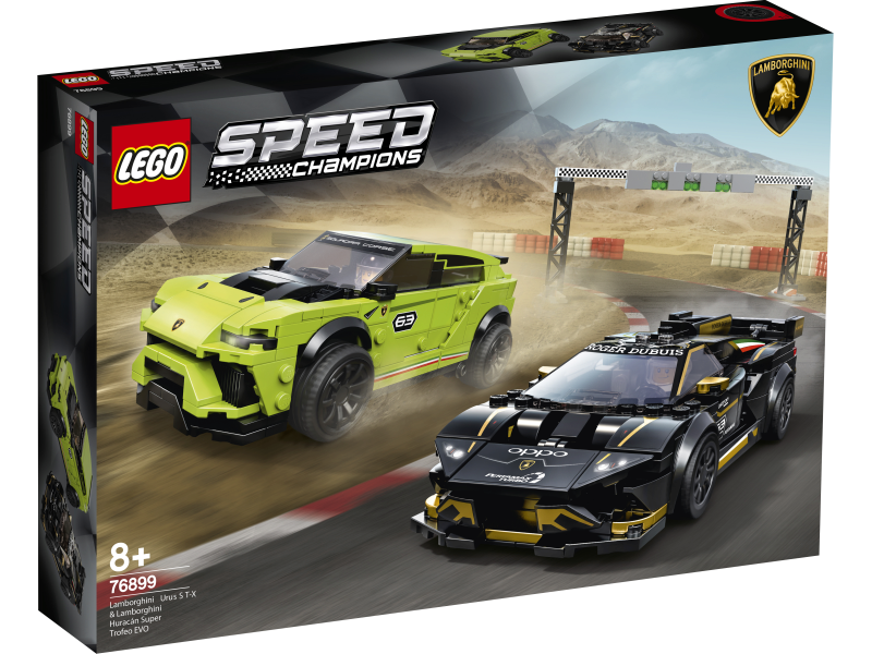 LEGO Speed Champions 76899 Lamborghini Urus ST-X i Lamborghini Huracán Super Trofeo EVO
