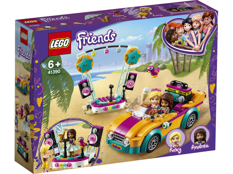 LEGO Friends 41390 Samochód i scena Andrei