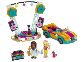 LEGO Friends 41390 Samochód i scena Andrei