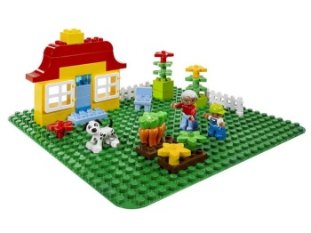 LEGO Duplo 2304 Zielona płytka budowlana