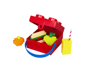 LEGO 40240001 Pudełko na śniadanie z rączką czerwone