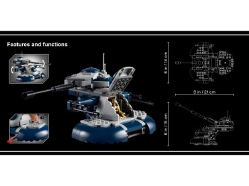 LEGO Star Wars 75283 Czołg opancerzony AAT