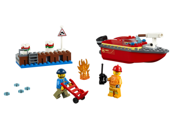 LEGO City 60213 Pożar w dokach