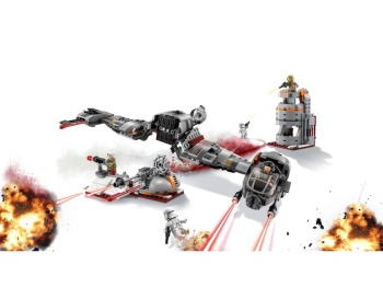LEGO Star Wars 75202  Carver with white planet trench