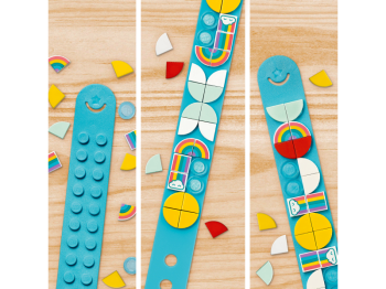 LEGO DOTs bransoletka z tęczą