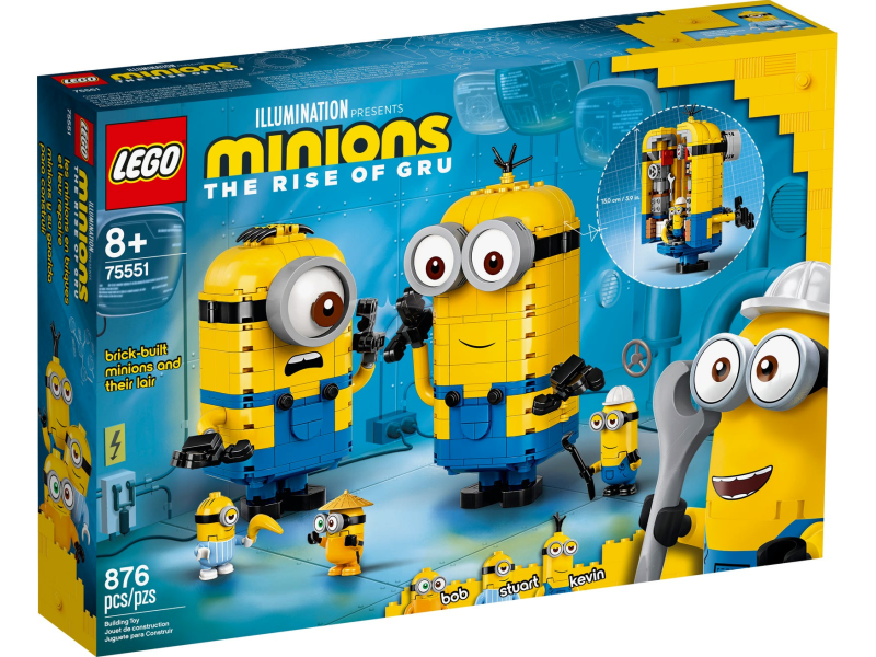 LEGO 75551 Minions Minionki z klocków i ich gniazd