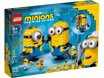 LEGO Minions 75551 Minionki z klocków i ich gniazdo