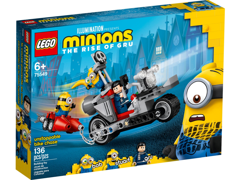 LEGO Minions 75549 Niepowstrzymany motocykl ucieka