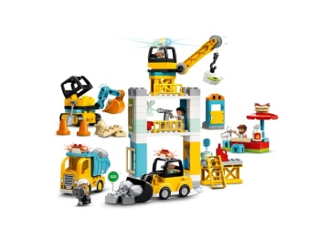 LEGO DUPLO 10933 Żuraw wieżowy i budowa