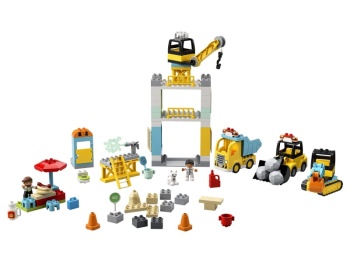 LEGO DUPLO 10933 Żuraw wieżowy i budowa