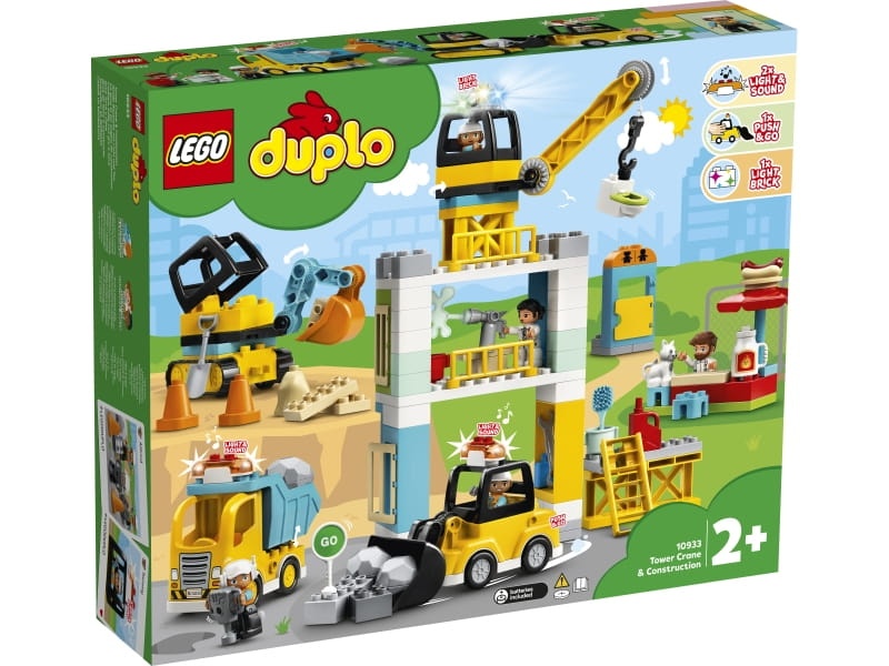 LEGO DUPLO 10933 Żuraw wieżowy i budowa