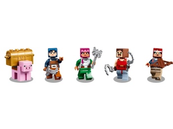LEGO Minecraft 21163 Bitwa o czerwony kamień