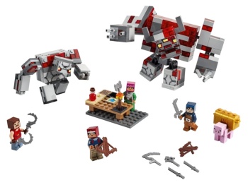 LEGO Minecraft 21163 Bitwa o czerwony kamień