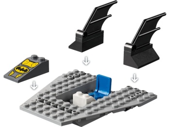 LEGO DC Comics 76158 Pościg Batłodzią za Pingwinem