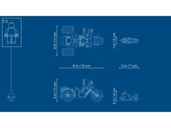 LEGO DC Comics 76159 Trójkołowy motocykl Jokera