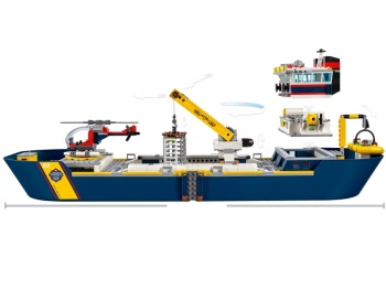 LEGO city statek badaczy
