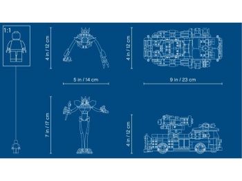 LEGO Hidden Side 70436 Widmowy wóz gaśniczy 3000