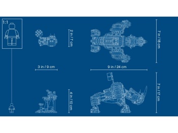 LEGO Ninjago 71719 Rogaty stwór Zane'a