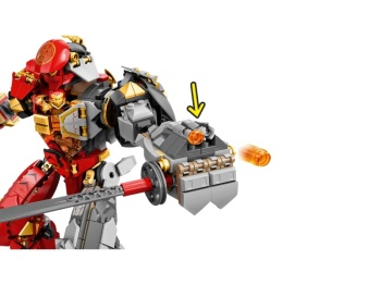 LEGO Ninjago 71720 Mech z ognia i kamienia