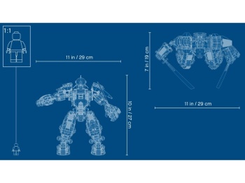 LEGO Ninjago 71720 Mech z ognia i kamienia